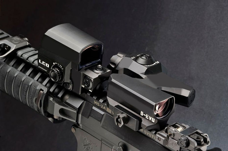 devo全息6倍镜组合瞄准器寻鸟镜红点十字镜狙镜瞄准镜水弹改装配件lco