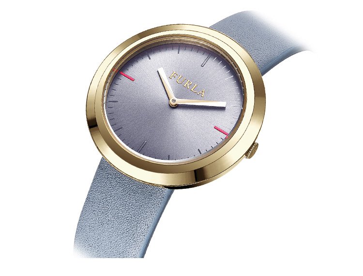 valentina系列镀金表圈简约进口牛皮表带石英女表