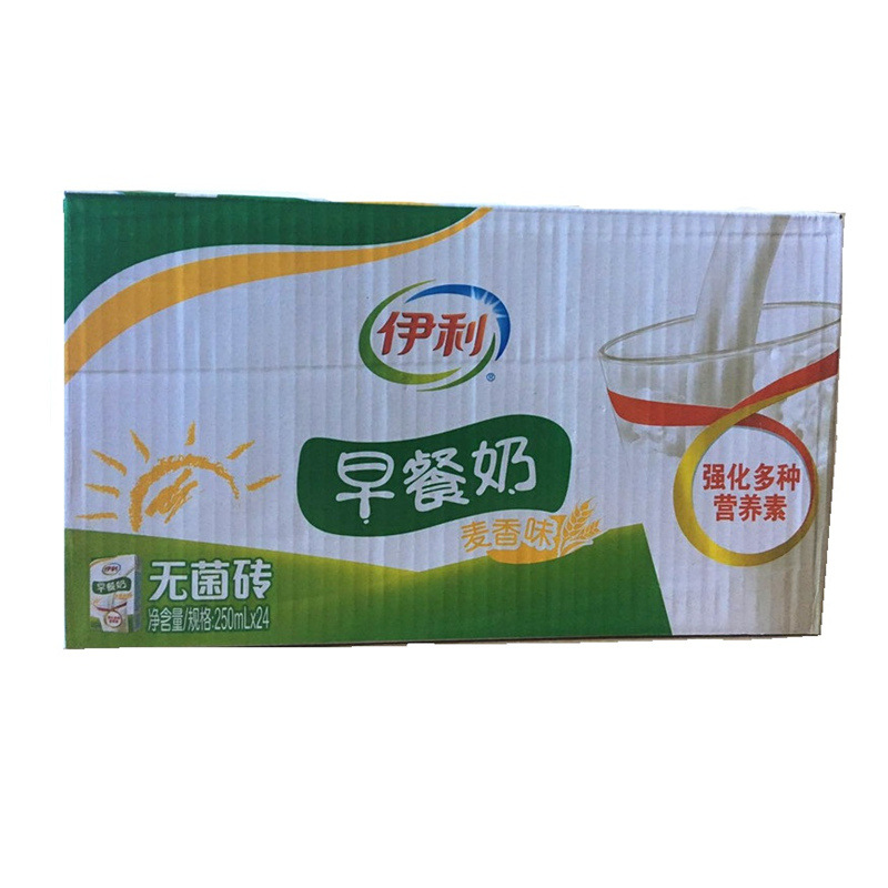 农聚源伊利早餐奶麦香味250mlx24盒牛奶乳品产发mk