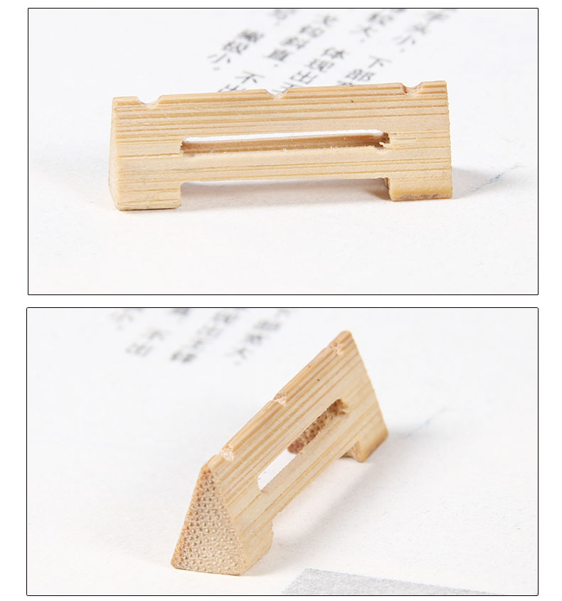 梵巢 三弦琴码 手工雕刻 乐器配件 竹子 材质 三弦码子大 中 小三弦