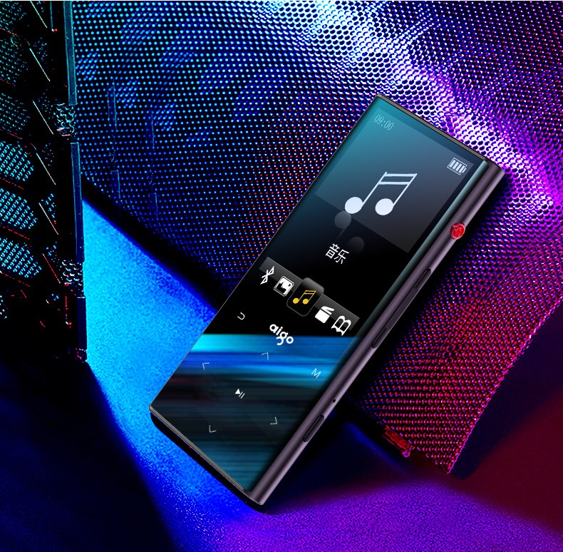 爱国者aigom1触摸屏支持128g扩展hifi无损蓝牙音乐播放器计价单位台深