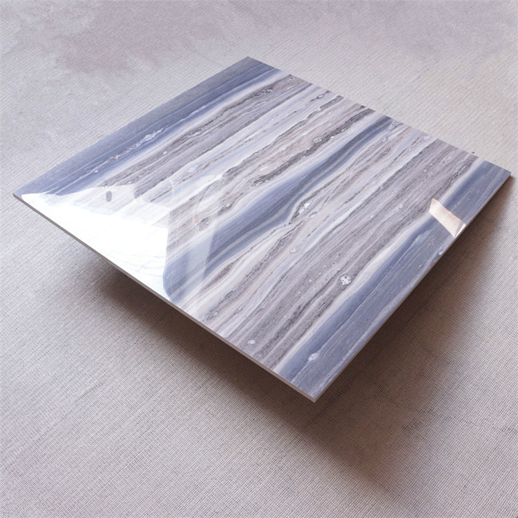 高档复古地板砖800x800蓝灰色大理石全抛釉地砖客厅背景墙瓷砖壹德壹