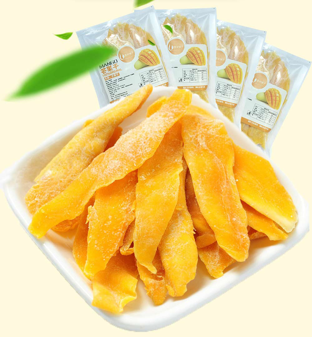 雷家铺子芒果干200g1袋百色芒果水果干休闲果脯果干小零食