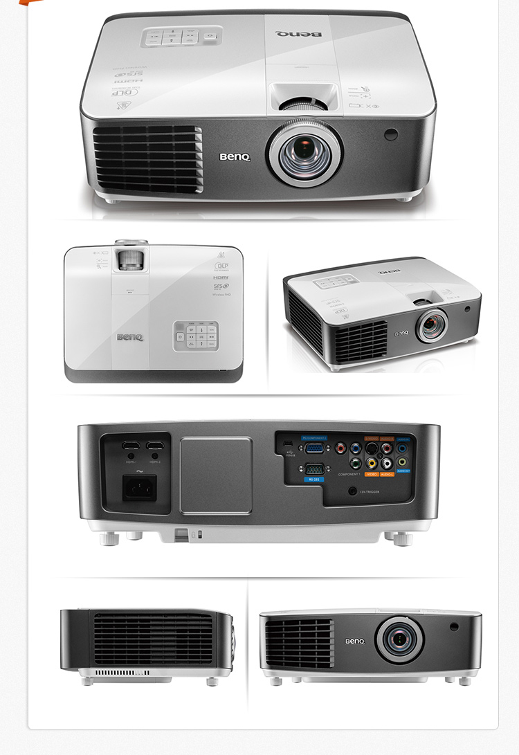 明基benqw1400全高清1080p3d家用投影机