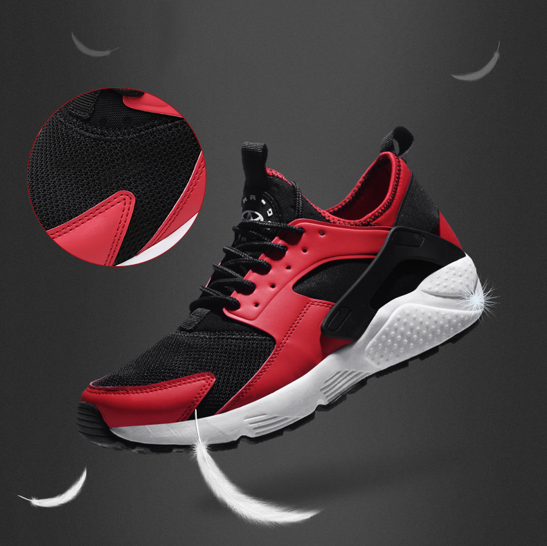 奇安达男鞋2017新款男士运动鞋休闲增高韩版板鞋百搭透气跑步鞋qad