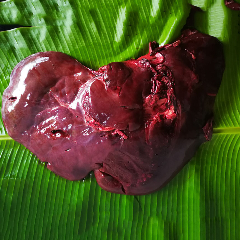 牛肝 新鲜牛肝 新鲜牛杂 牛杂食材 牛肝脏 顺丰 3kg(6斤)【价格 图片