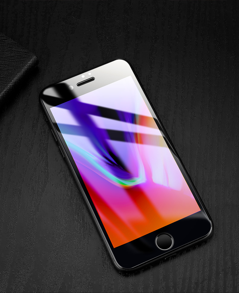 自营 洛克(rock)苹果8/7 曲面全屏覆盖钢化膜膜iphone7/8玻璃膜/防爆