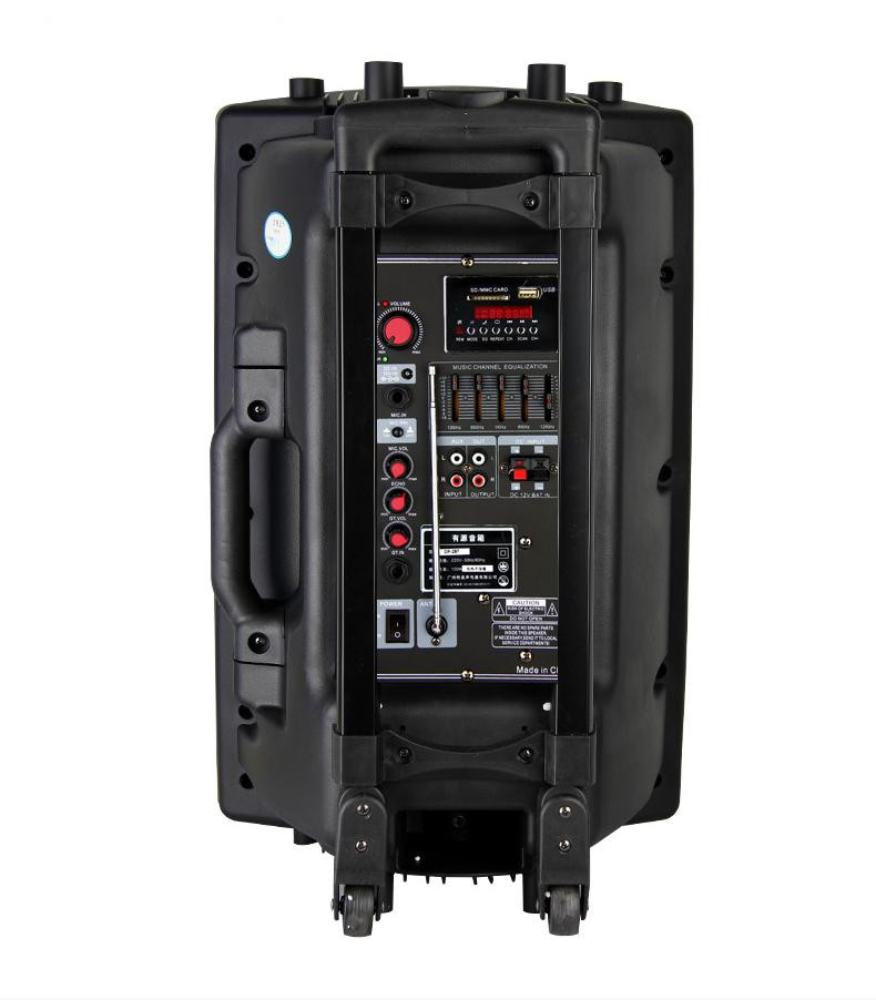 特美声297l广场舞音响插卡户外音响锂电移动拉杆卡广场电瓶音箱大功率