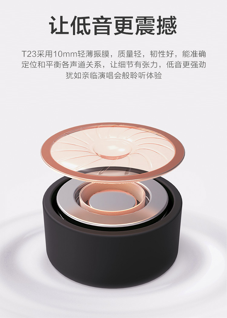 byzt23新款蓝牙耳机无线运动跑步健身双耳苹果华为安卓通用超长待机