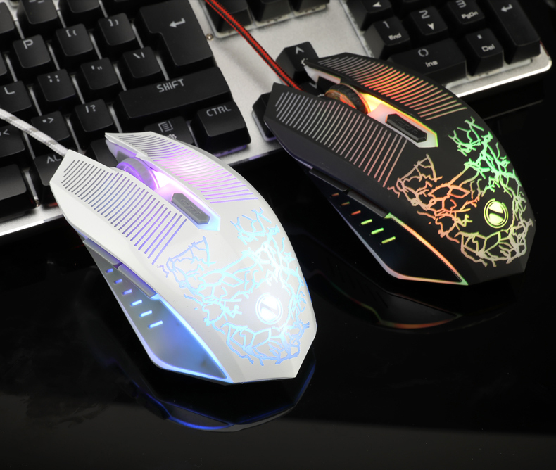 limeidev6牧马人cf逆战游戏鼠标光电竞电脑游戏有线usb游戏电竞电脑