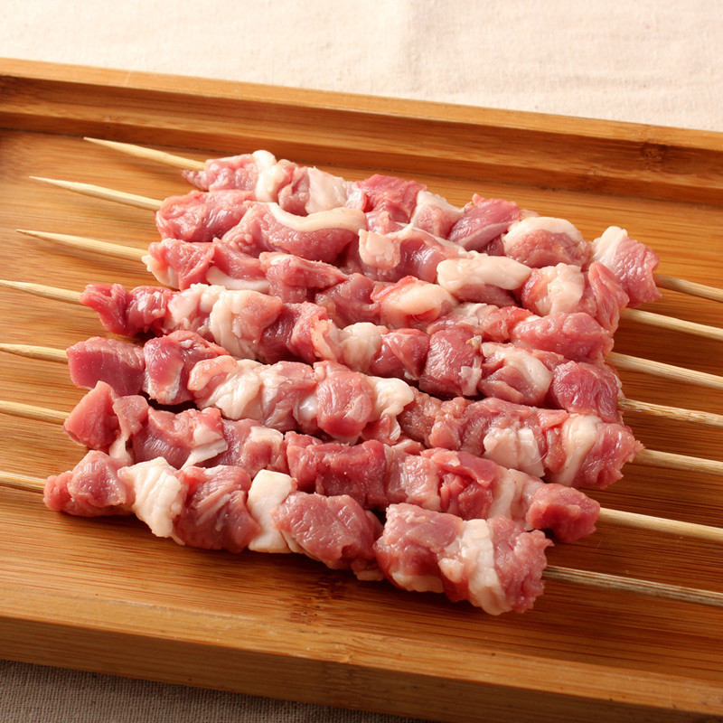 新鲜羊肉串 烧烤食材 烤串 羊肉筋串 内蒙古新鲜羔羊肉 60串约960g