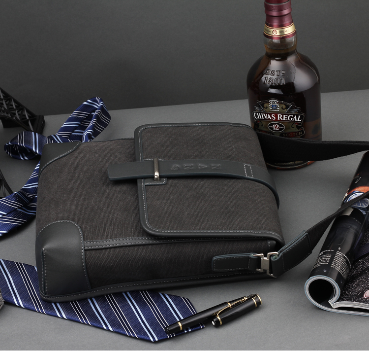 男包男士包包单肩包斜跨包背包牛津布帆布商务休闲竖款公文包潮流