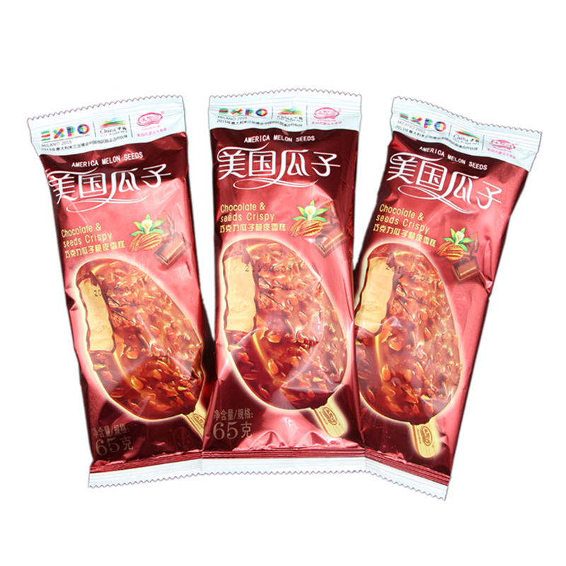 七果果木伦河美国瓜子雪糕5支65克支冰激凌冰棍满160元起送免运bp