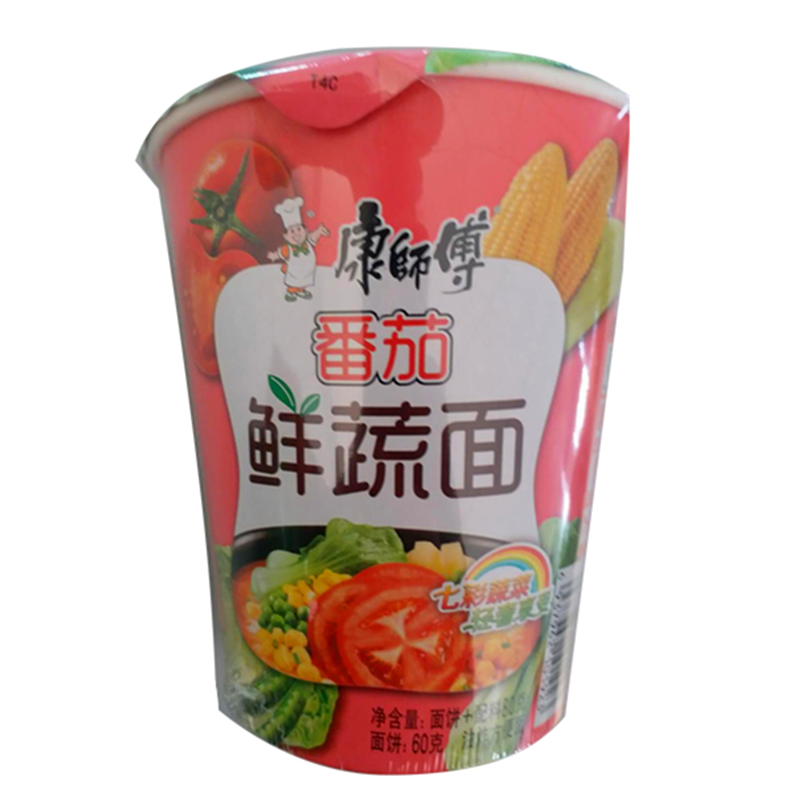 康师傅方便面 康师傅番茄鲜蔬面80g/桶【价格 图片 品牌 报价】-苏宁