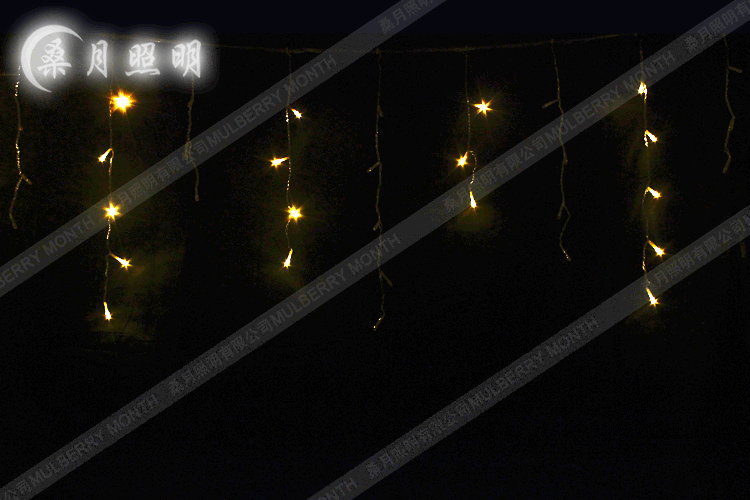 梅嘉林led彩灯闪灯串灯满天星冰条窗帘灯装饰灯欧规美规厂家批