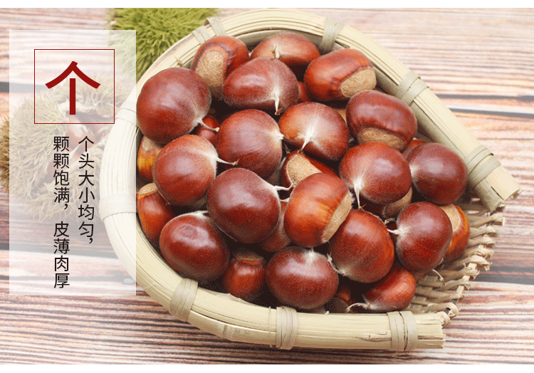 博多客湖北罗田板栗新鲜生板栗毛栗甘栗仁带壳新鲜蔬菜