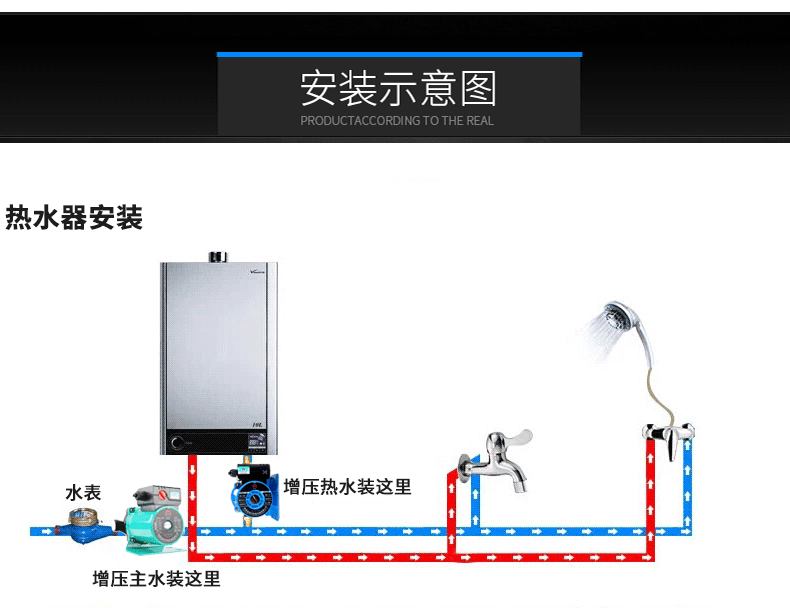 渝乐增压泵家用全自动静音太阳能热水器自来水管道加压泵220v水泵