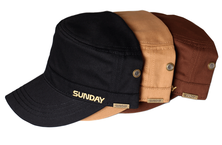 mtiny男士户外品牌平顶帽夏天遮阳防晒潮韩版sunday帽子徒步钓鱼棉