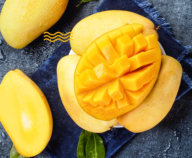 xj玉芒5斤69个香芒果新鲜水果产发