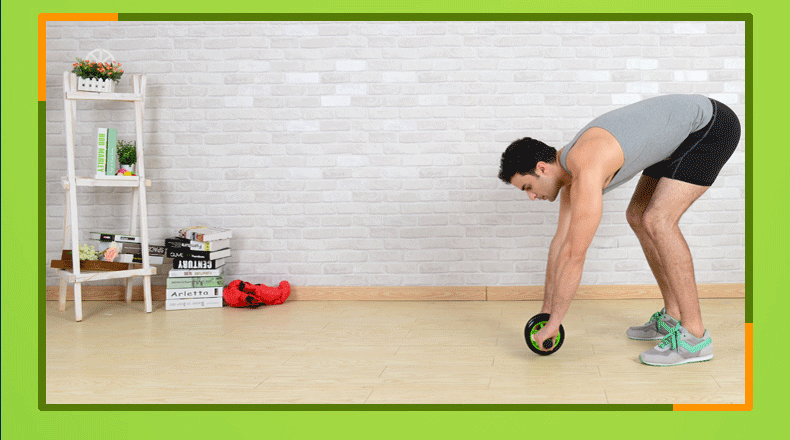 欧伦萨(oulunsa)健腹轮/健腹器 欧伦萨 户外运动健腹轮腹肌轮收瘦腰腹