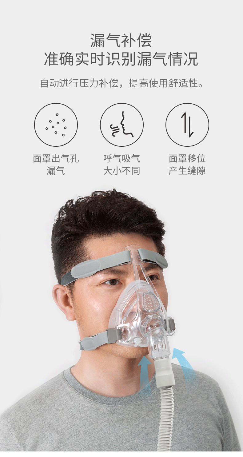 鱼跃(yuwell)呼吸机yh-720st 鱼跃双水平家用呼吸机yh-720st医用无创