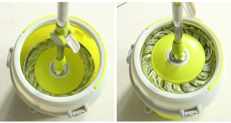 索邦拖把桶旋转拖把单桶免手洗自动拖布甩水拖地桶家用地拖墩布