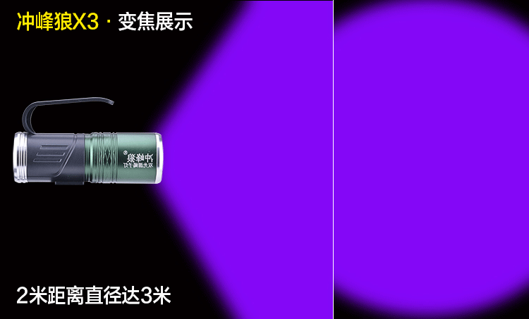 2018充电抓蝎子灯捉蝎子豆虫专用超亮强光紫光捕蝎灯照蝎子手电筒