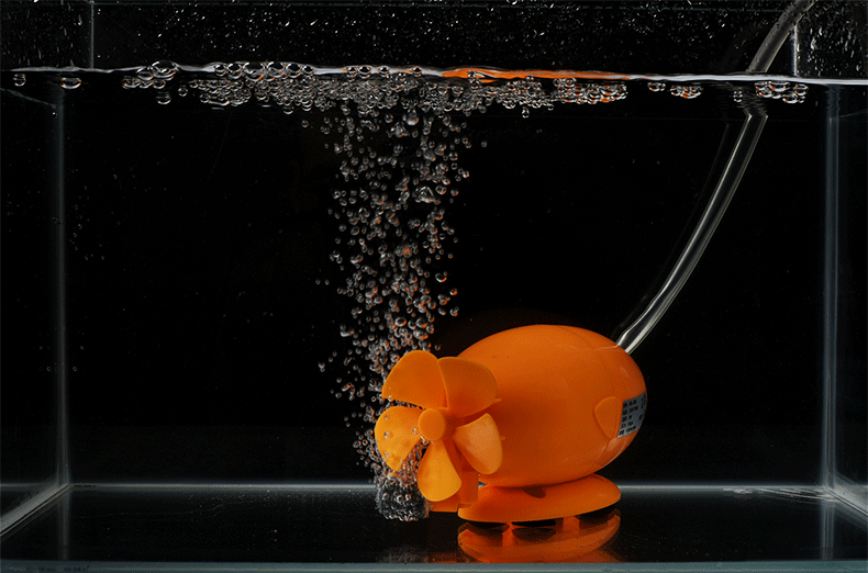 氧气泵鱼缸冲氧泵 水族箱打氧潜水艇造景装饰增氧泵加氧