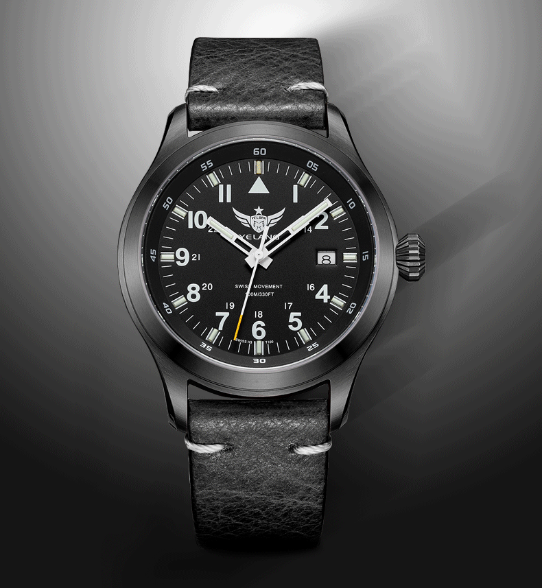 野狼(yelang)野狼军表男士手表锂电池手表男正品牌防水自发夜光石英表