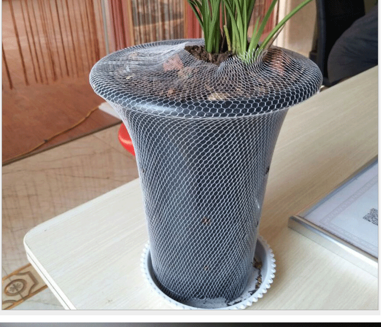超级新品 回固兰花盆塑料网套 兰花盆套网 高弹 兰花盆防护网套 兰花