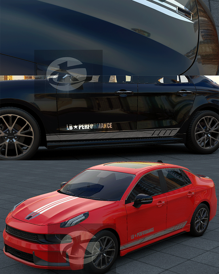 舒适主义(shushizhuyi)汽车贴纸03 舒适主义适用于吉利领克03汽车贴纸