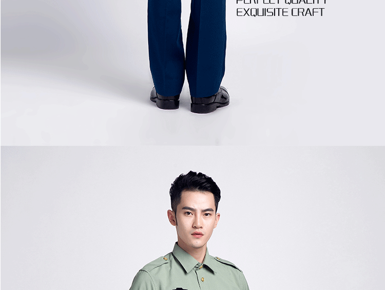 陆军短袖衬衣士兵士官干部长袖夏常服外衬衣衬衫07干部夏装常服