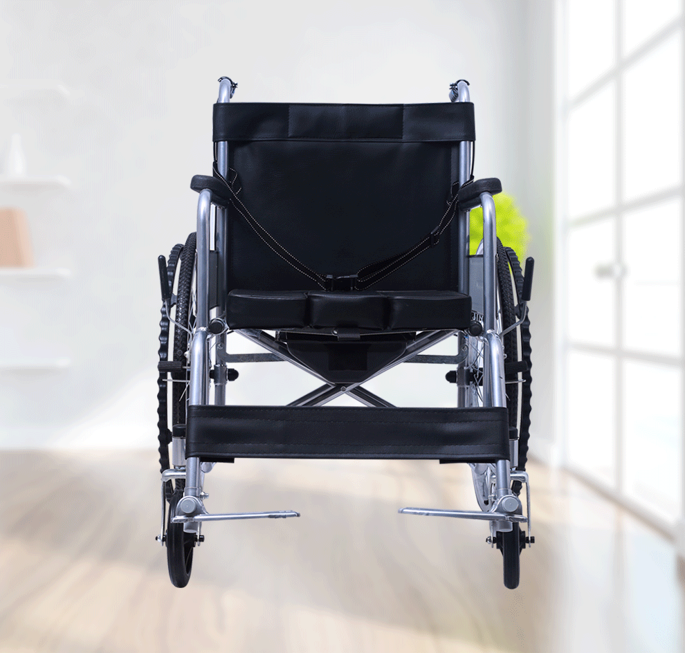 长寿泉轮椅 长寿泉全躺轮椅折叠老人轻便半躺轮椅车带坐便残疾人代步