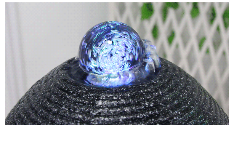 风水球流水喷泉摆件客厅办公室内摆设落地风水轮新房搬家开业