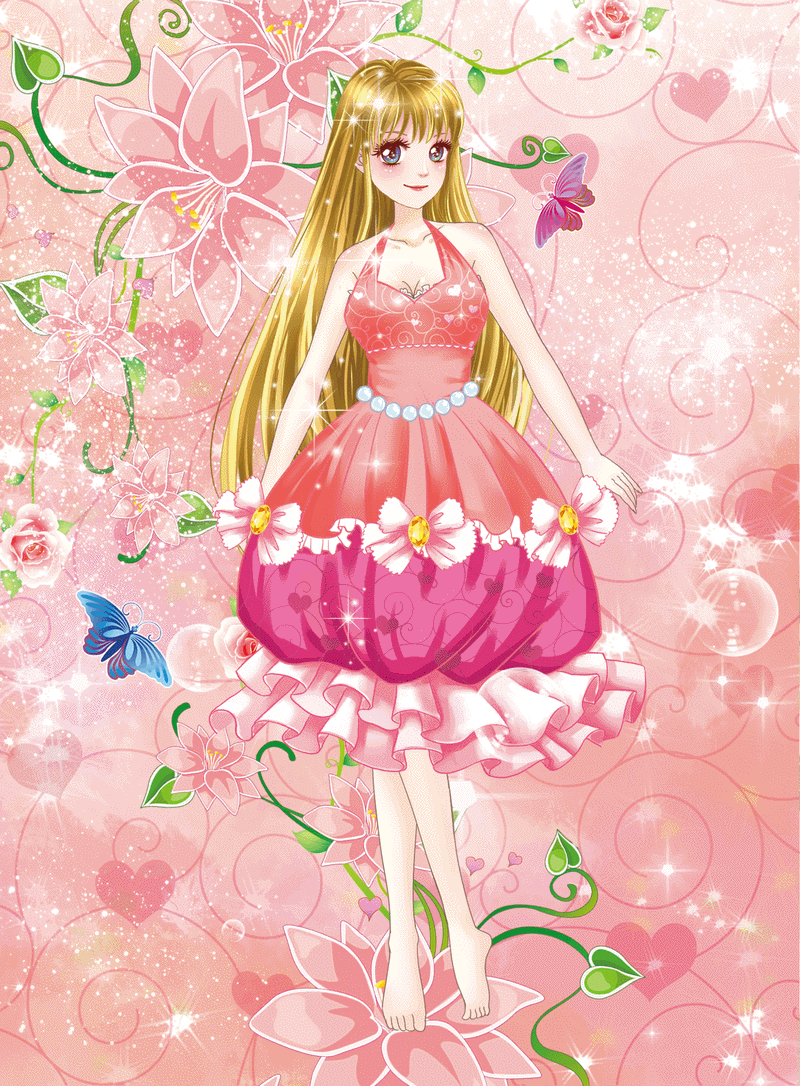 公主换装贴纸粉红甜心公主3456岁宝宝益智贴纸书女童创意贴纸锻炼动手